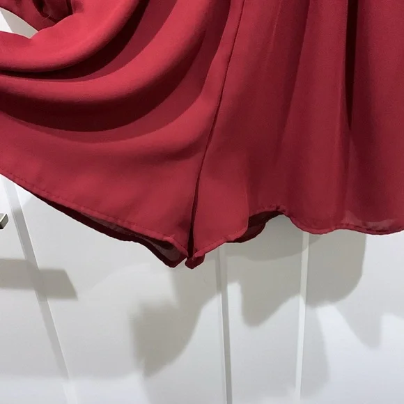 NWT HI-BEAM Burgundy Romper Small - Picture 8 of 14